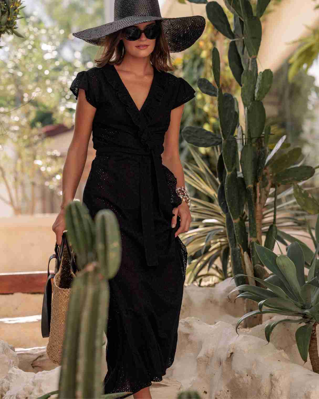 Robe longue Tokyo Broderie