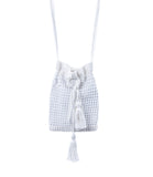 mini-sac crochet blanc coton