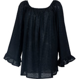 Top Lory broderie noir en coton beau comme un lundi