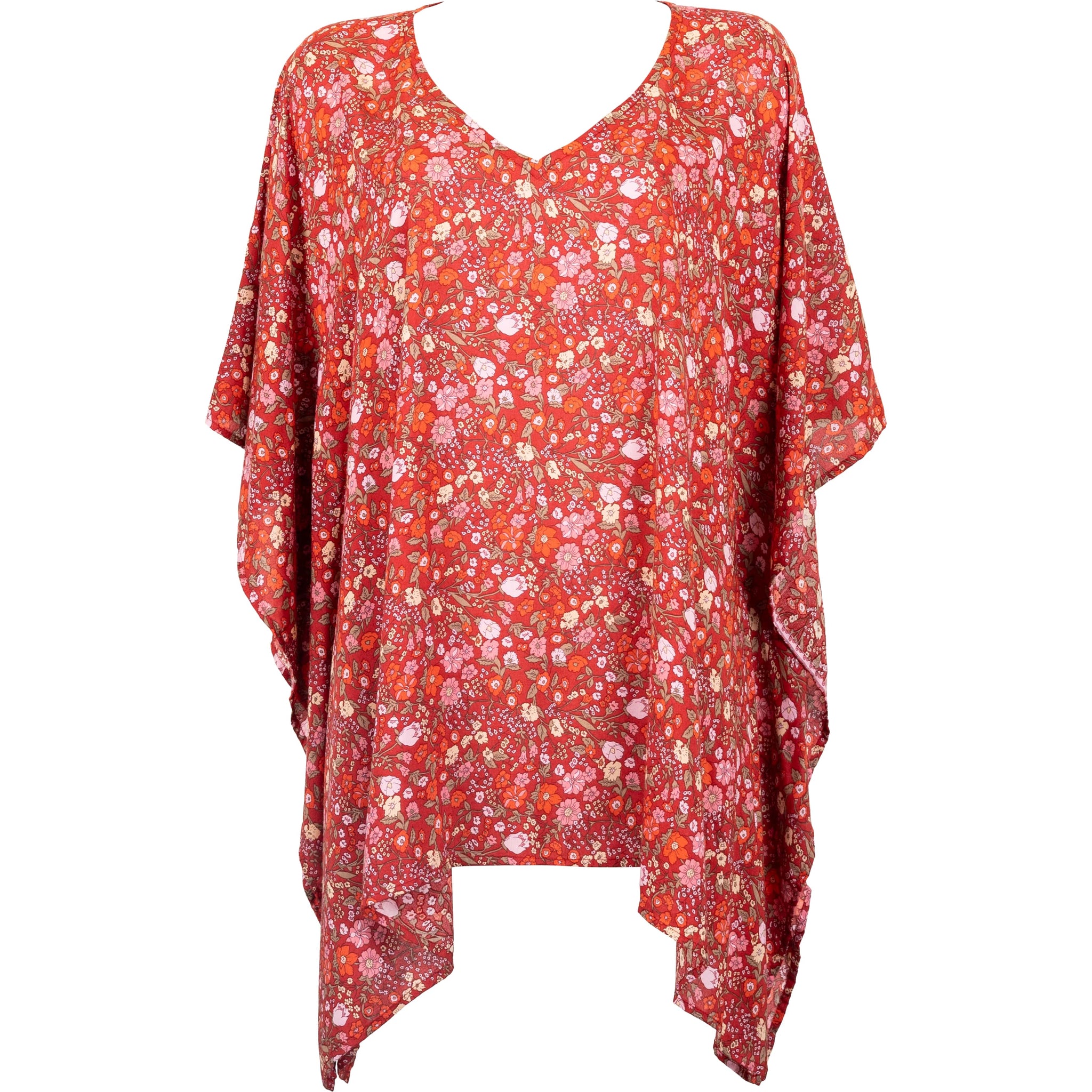 top butterfly oversize coquelicot beau comme un lundi